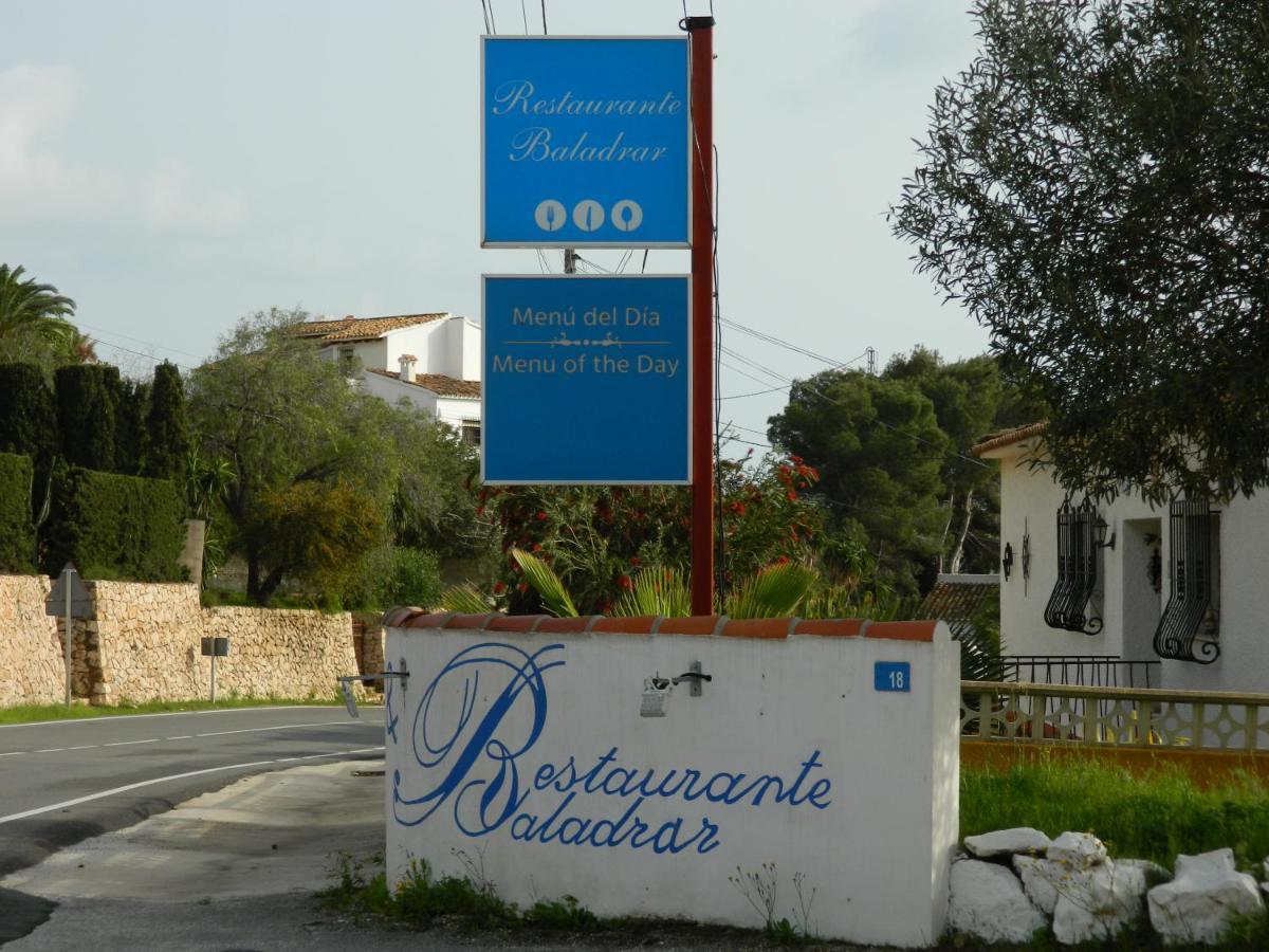 Hotel Restaurant Baladrar Benissa Exterior photo